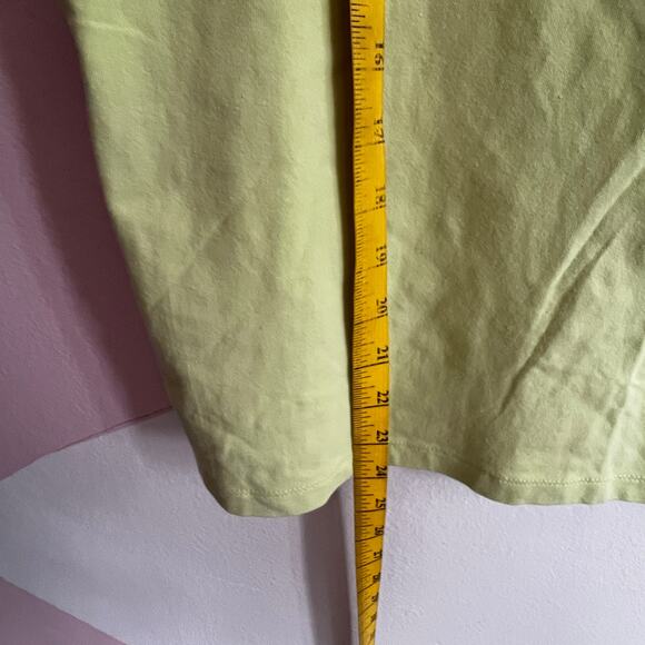 Lime Green Lace Trim Tank Top, Y2K Summer Festival Coquette 2000s Retro Large - Picture 5 of 6